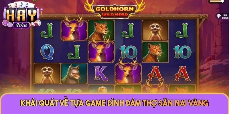 Thợ Săn Nai Vàng - Siêu Phẩm Nổ Hũ Ăn Khách Tại Haywin 1 Khái quát về tựa game đình đám Thợ Săn Nai Vàng